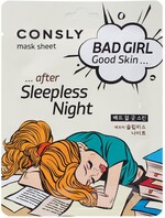 Маска для лица Consly Bad Girl - Good Skin После бессонной ночи тканевая, 23 мл