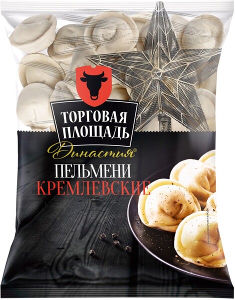 Пельмени ТОРГОВАЯ ПЛОЩАДЬ Династия Кремлевские, категория Б, 840г