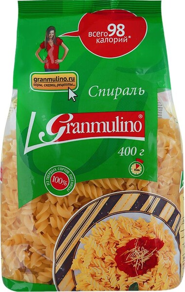 Макаронные изделия Granmulino спираль № 41 400 г