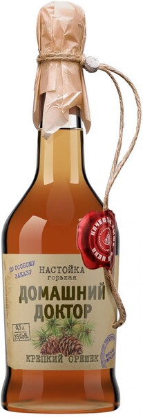Настойка горькая «Домашний Доктор» Крепкий орешек Россия, 0,5 л