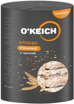 Хлебцы O'keich 5 злаков, гречневые, 100 г