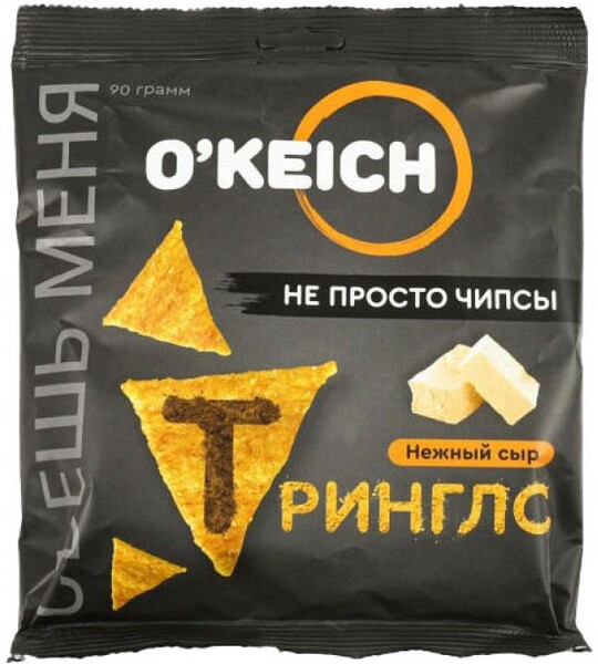 Чипсы O'KEICH вкус нежный сыр, 90 г