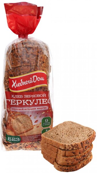 Хлеб Хлебный дом Геркулес зерновой 0,5кг