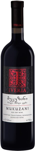 Вино КАХУРИ Мукузани красное сухое (Грузия), 0,75л