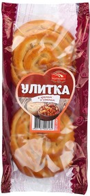 Улитка Черемушки с кремом и изюмом 100г