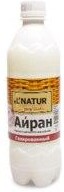 Айран газированный 1,7 %, El`Natur, 1 л., ПЭТ