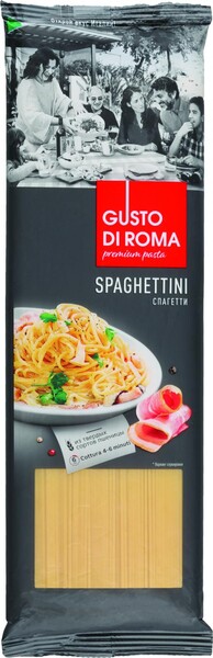 Gusto di roma Spaghettini Спагетти из твёрдых сортов