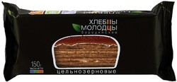 Хлебцы Молодцы цельнозерновые бородинские, 150г