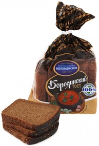 Хлеб Бородинский Коломенское 400г  нарезка