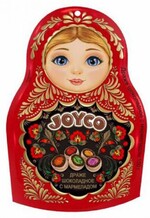 Конфеты-драже Joyco шоколадное с мармеладом Матрешка, 150 г