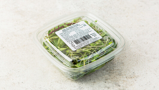 Микс из микрозелени подсолнечника и салата кейла , 50 г