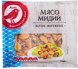 Мясо мидий АШАН Красная птица, 400 г
