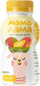 Йогурт питьевой «Мама Лама» с манго 2,5%, 200 мл