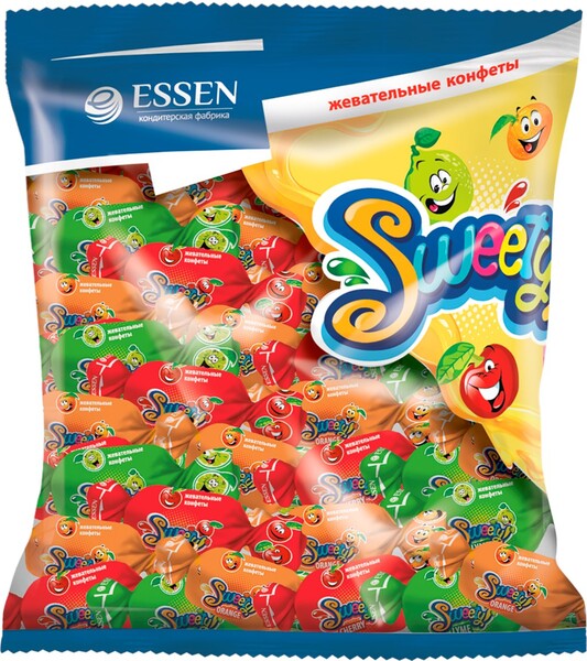 Конфеты жевательные Essen Sweety, вес