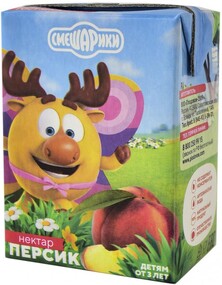 Нектар «Смешарики» Персиковый, 200 мл