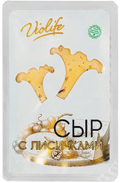 Сыр Violife с лисичками нарезка 50%, 150 г