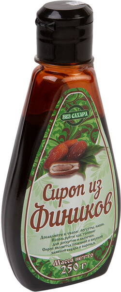 Сироп из фиников без сахара, 250г