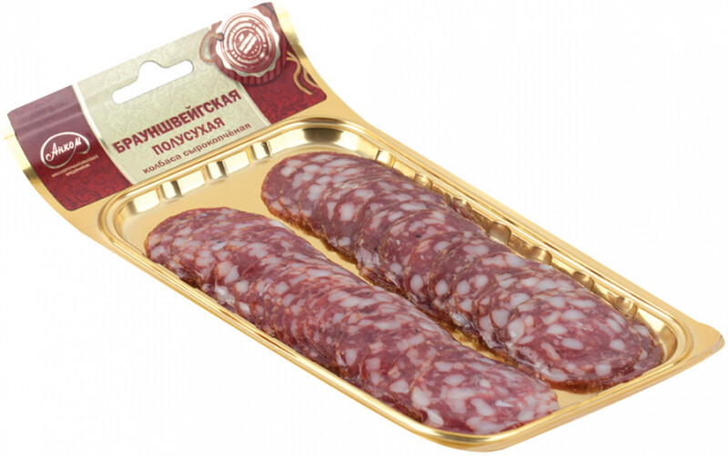 Колбаса сырокопченая Анком Брауншвейгская нарезка 100 г