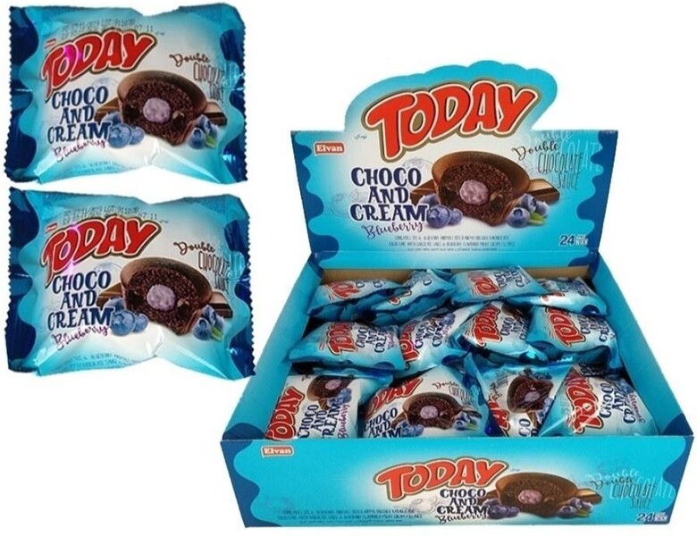 Маффин «Today Choco and Blueberry Cream» 45 гр.