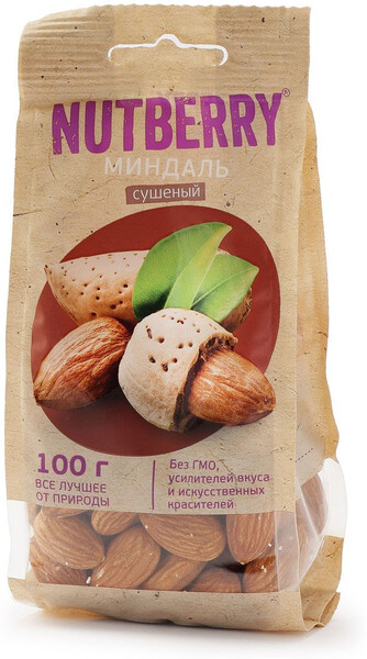 Миндаль Nutberry сушеный 100г
