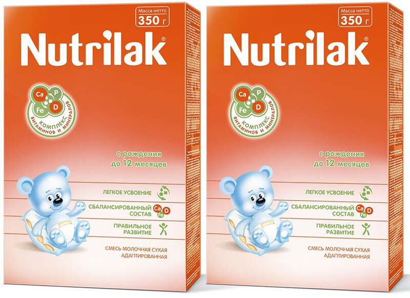 Смесь сухая молочная Nutrilak с 0 до 12 мес., 350 г
