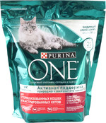 Сухой корм для стерилизованных кошек, Purina One, с говядиной и пшеницей, 424 г
