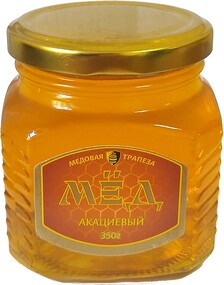 Мед Медовая трапеза 350г акациевый ст/б