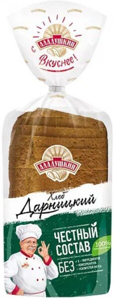 Хлеб «Аладушкин» Дарницкий формовой нарезка, 650 г