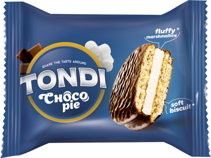 Печенье Tondi Choco Pie бисквитное, 30 г