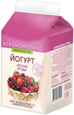 Йогурт питьевой «Агрокомплекс» лесная ягода 2,5%, 450 мл