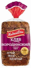 Хлеб Fazer Бородинский Особый, ПХЗПВ, 400 гр., флоу-пак