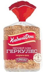 Хлеб Fazer Хлебный дом Геркулес зерновой половинка, 250 гр., флоу-пак