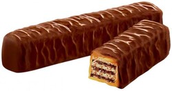 Вафли «Яшкино» в карамели в молочно-шоколадной глазури, вес 