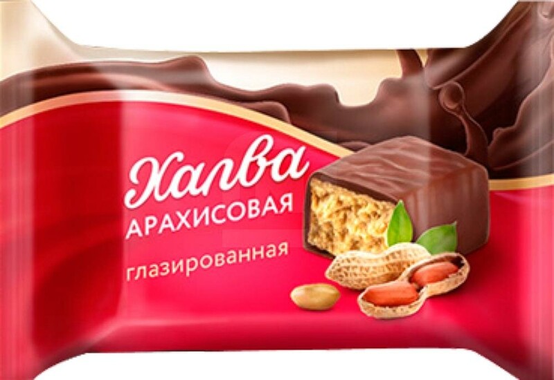 Азовская кф Халва арахисовая в глазури