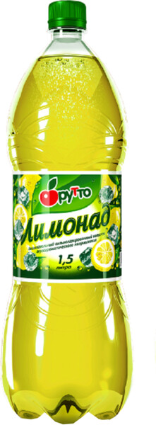 Безалкогольный сильногазированный напиток «Фрутто» Лимонад, 1,5 л