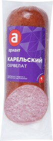 Колбаса полукопченая АРИАНТ Сервелат Карельский, 310г Россия, 310 г