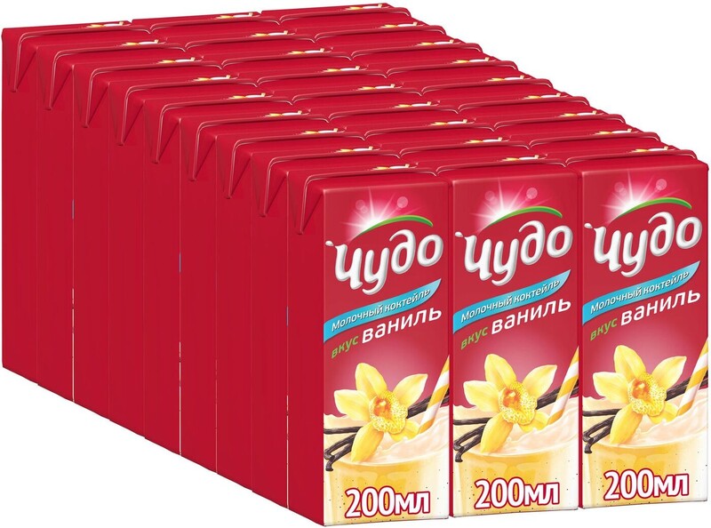  Коктейль молочный Чудо ванильный 2% БЗМЖ, 200 г 