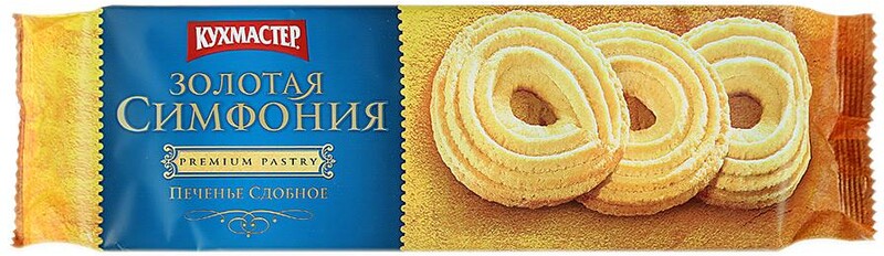 Печенье Кухмастер Золотая симфония сдобное 230г
