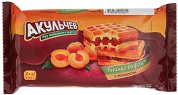 Вафли Акульчев венские с абрикосом 100г