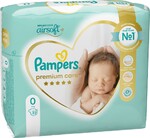 Подгузники Pampers Premium Care, для новорожденных от 1,5 до 2,5 кг, 0 размер, 22 шт
