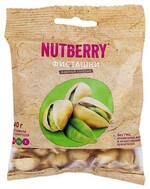 Фисташки Nutberry жареные соленые, 0.04кг