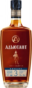 Коньяк Adyutant 3 y.o. 2015 0.5л