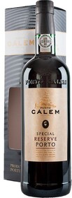 Портвейн красный сладкий «Calem Special Reserve» в подарочной упаковке, 0.75 л