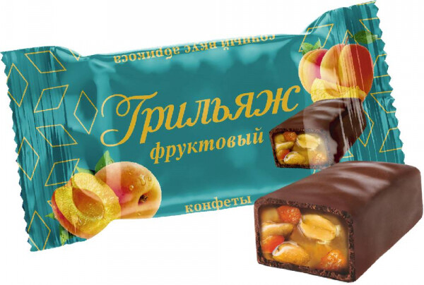 Конфеты Невский кондитер Фруктовый грильяж, 1.00кг