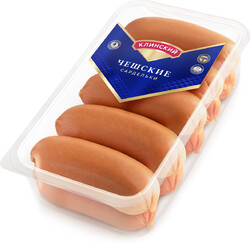 Сардельки чешские Клинский мясные категория Б, ~1кг