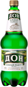 Пиво «Дон» Южный рецепт светлое фильтрованное 4,6%, 1,2 л
