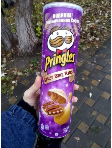 Чипсы Принглс Острые ребрышки барбекю, 0.20кг