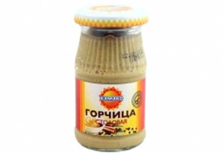 Горчица пищевая Камако Столовая стеклянная банка, 0.17кг