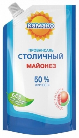 Майонез Камако Провансаль Столичный 50% дой-пак, 0.40кг
