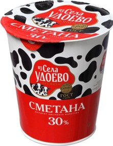 Сметана ИЗ села Удоево 30% 300г